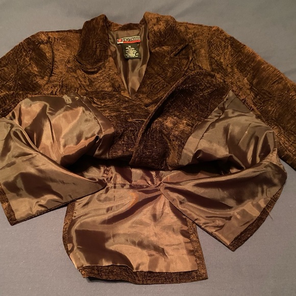 Brown Textured Blazer by J. Peterman - Picture 6 of 16